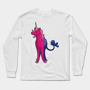 Bisexual Unicorn Pride Long Sleeve T-Shirt